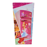 Heladera De Princesas Disney Con Accesorios Color Rosa