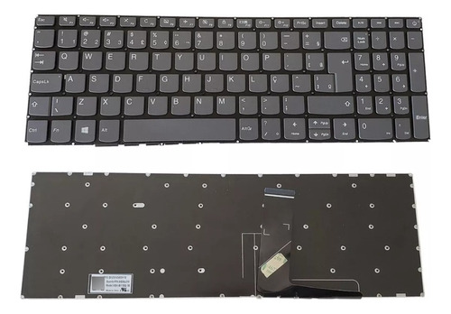 Teclado Notebook Lenovo Ideapad S145-15iwl 81s90005br Abnt2