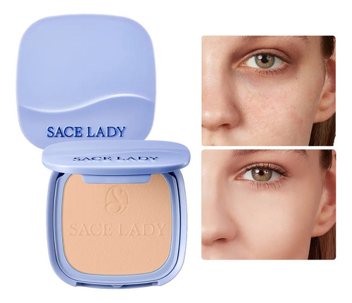Sacelady Base De Maquillaje Polvo Compact Fijador Matte Spf | MercadoLibre