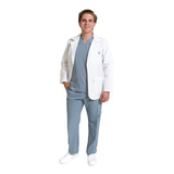 Saco Médico P/ Hombre Ha-09 Hassan Uniformes Color Blanco