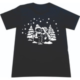 Camisetas Navidad Dos Muñeco Nieve Arbol  Adultos Niños