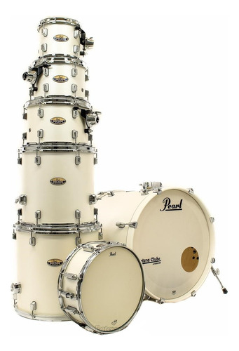 Bateria Pearl Decade Maple Satin Finish White Pearl 22¨,8¨,1