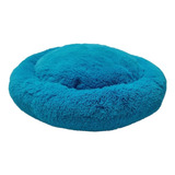 Cama Para Perro, Antiestres,confortable 70x60cm ,8 Colores Color Azul