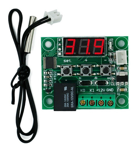 Modulo Termostato Digital Programable Con Display W1209 Cba