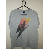 Remera Manga Corta Rever Pass Gris Talle L