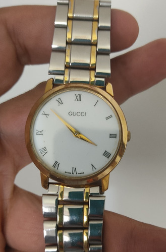 Reloj Gucci 220m Oro Suizo Original 
