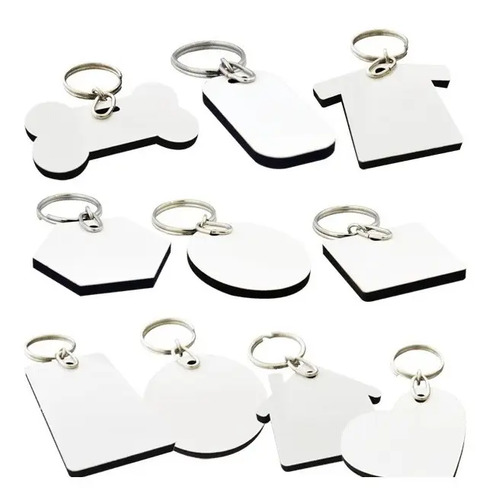 Llavero De Mdf 5mm Para Sublimar Sublimación Colormake 35 Pz