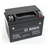 Bateria Moto Bosch 12v 3ah Para Honda Cg1 Btx4l = Ytx4l