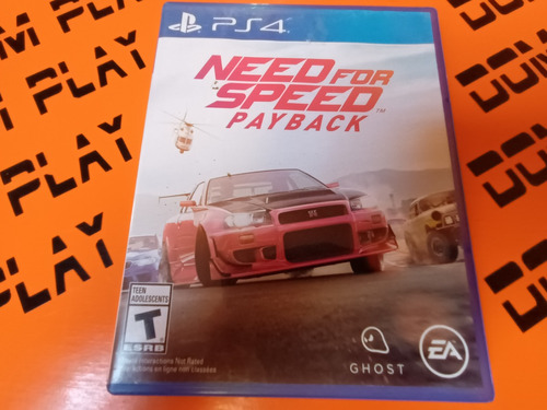 Need For Speed Payback Ps4 Disco Con Detalles Físico Envíos
