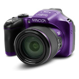 Minolta Pro Shot 20 Mega Pixel Hd Digital Camera With 67x O. Color Purple