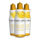 Kit 3 Óleo De Banana Beira Alta Diluente Para Esmalte 90ml