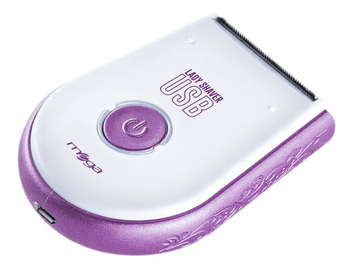 Depilador Mega Lady Shaver Recarregável Usb Rosa At3477r