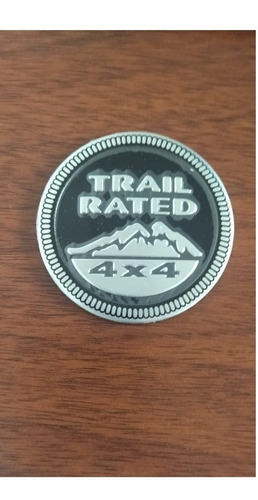 Emblema Trail Rated 4x4 Para Jeep Foto 2