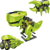 Kit Robô Dinossauro 3 Em 1 Solar Brinquedo Educacional