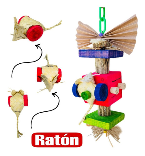 Ratón Pepe's Toys Accesorio Para Aves, Loros ,ninfas 