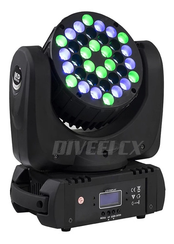 Cabeza Movil Wash 36x3w Led Rgbw Dj Sonido Grupo Bar