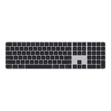 Teclado Apple Magic Keyboard Com Touch Id Preto A2520 Lacrad