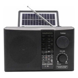 Radio Daewoo Recargable Con Panel Solar Bluetooth/usb