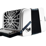 Acordeon Hohner Compadre En Tonalidad Fa Blanco Msi 