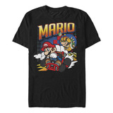 Playera Mario Kart Chase - Camiseta Videojuego Retro