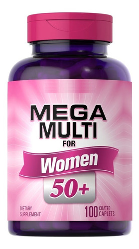 Multivitaminico Vitaminas Esencial Mujer Adulto Mayor 50+ Gn