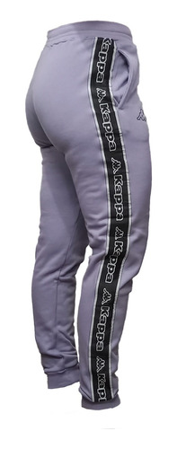 Pantalon De Gimnasia Kappa Logo Tape Lodz Violeta Mujer