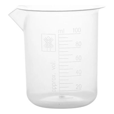 Vaso De Precipitado Graduado Plastico (pp) De 100ml | MercadoLibre