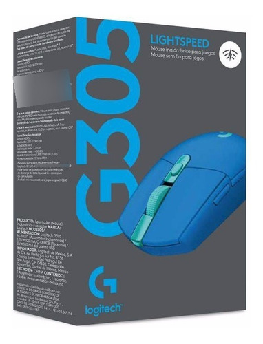 Mouse Gamer Inalámbrico Lightspeed G305 Logitech Blue 
