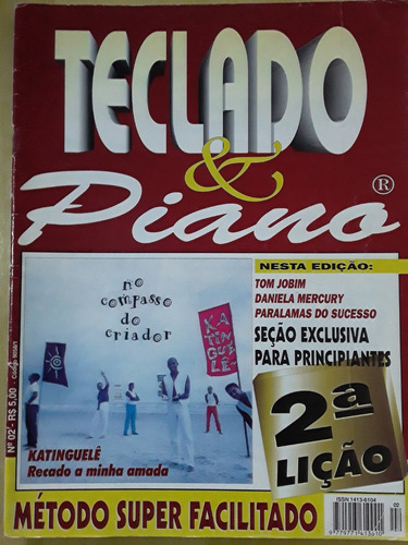 Pl589 Revista Teclado & Piano Nº2 Partituras