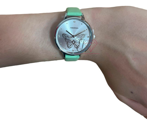 Reloj Tressa Mod Mollie Cuero Mariposas Para Mujer Liniers