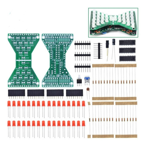 Kit Diy Electrónica De Reloj De Arena Led