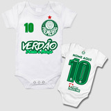 Body Bebê Palmeiras Personalizado C/ Nome Exclusivo Infantil
