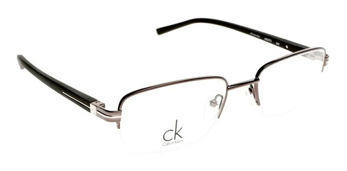 Lente Óptico Calvin Klein Ck5373 Semi Al Aire Grey Black 52