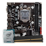 Kit Upgrade Intel I5 4ª, Cooler, Placa Mãe, 16gb Ddr3
