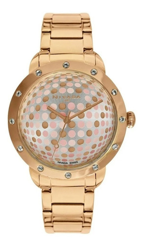 Reloj Nivada Fashion Oro Rosa Original Mujer E-watch