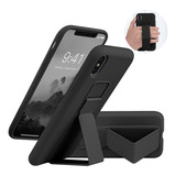 Funda Para iPhone X/xs, Negra/con Sosten/protectora