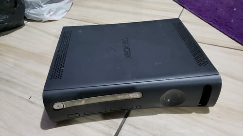 Xbox 360 Fat Preto Placa Jasper Só O Aparelho Sem Nada E Com Defeito De 3 Luzes. J1