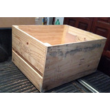 Cajón De Madera Baúl Juguetero  Super Fuerte 90 X 70 X 47