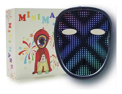 Máscara Led Bluetooth For Fiesta Infantil De Halloween 2023