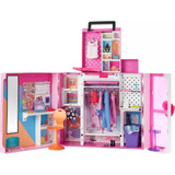 Barbie Dream Closet Con Ropa Y Accesorios