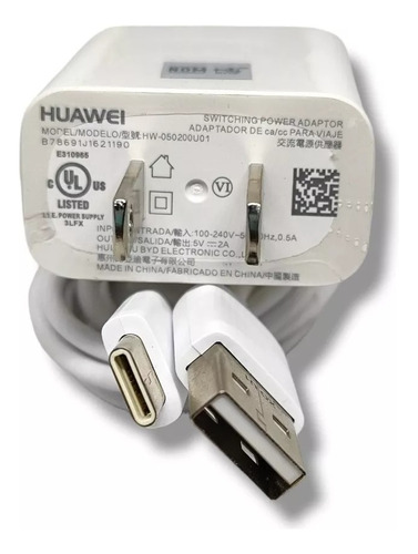 Cargador Huawei 2.0a Cable Tipo C Original Y9s Y9 Prime 