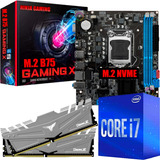 Kit Upgrade Pc Gamer Intel I7 + Placa Mae Wifi + Memoria Ram