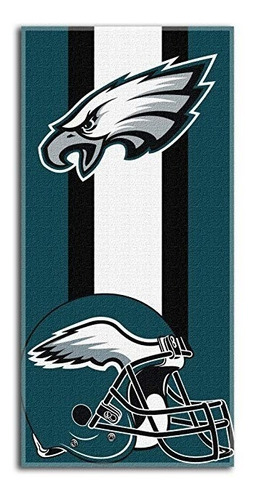 Nfl Toalla Águilas De Filadelfia De Playa 30 X 60 Pulgadas