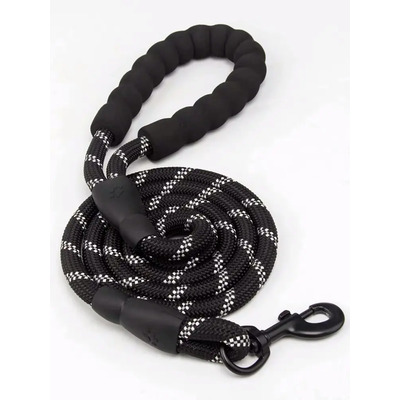 Correa Para Perro Grande Resistente Fuerte 3.0mts Color Negro | Meses sin interés