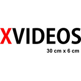 Adesivo Logo Xvideos Site Adulto 18+ 