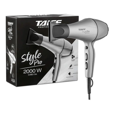 Secador De Cabelo Taiff Style Pro 5 Temperaturas 2000w 127v