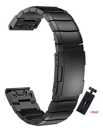 20/26mm Para Garmin 7x 6s Fenix 5 5x 5s Vivoactive 3 Correa