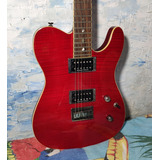 Fender Telecaster Crimson Red Fmt Hh Custom Lmt - Willaudio