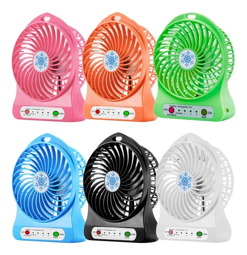 Recargable Silencioso Ventilador De Aire Portátil Enfriador