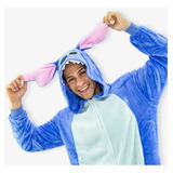 Macacão Kigurumi Adulto Stitch - Zona Criativa Tamanho M